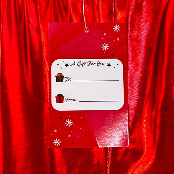 Red Lamé Pants * Not as tight as Leggings * SHINY * Feeling Festive *size Medium - Picture 3 of 7